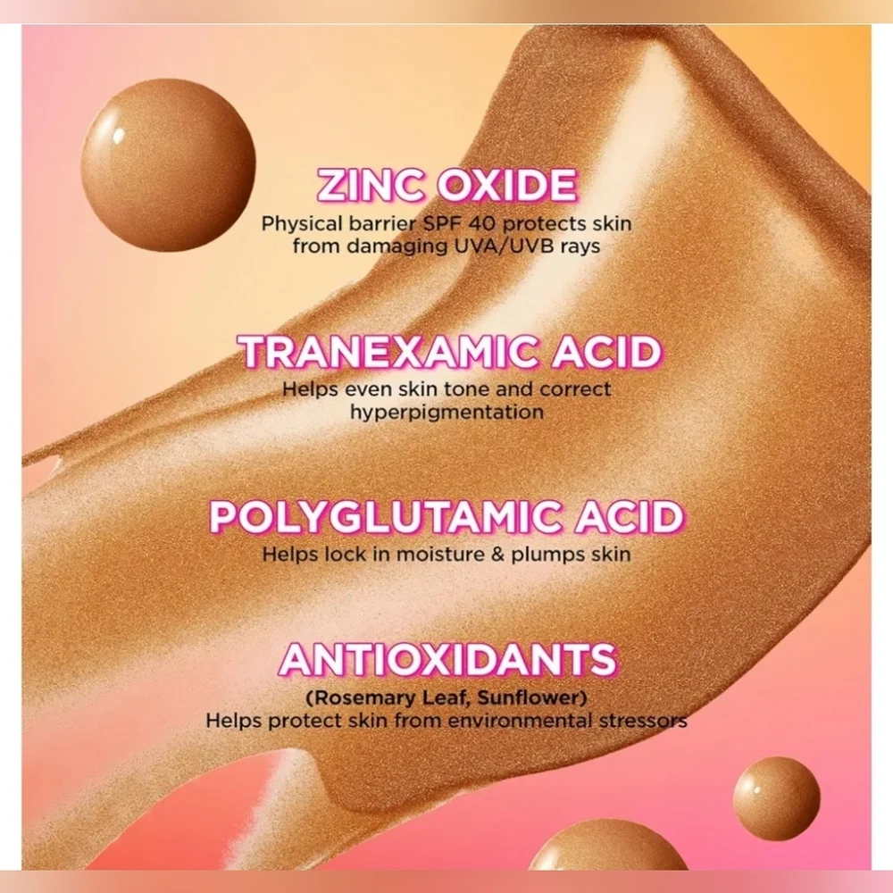 BeautyBio BLENDROPS. Broad Spectrum SPF 40 Oil-Control Priming Drops EXP. 5/26